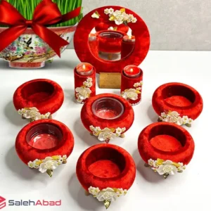 فروش عمده ست هفت سین 9 تکه مخمل