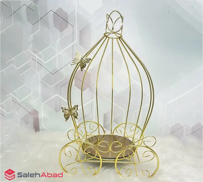 فروش عمده استند کف آینه ای طرح کالسکه