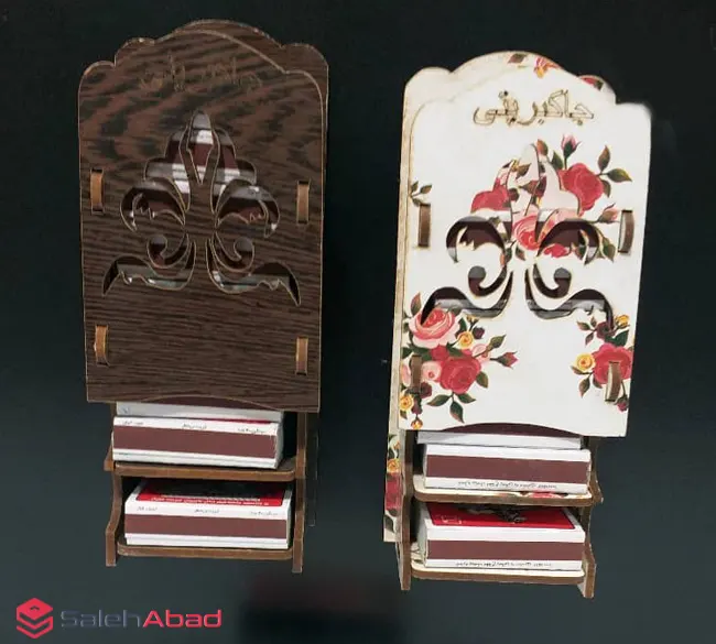 فروش عمده جا کبریتی چوبی طرح دار