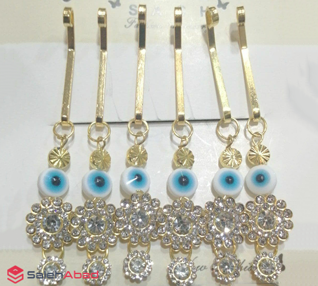 فروش عمده گیره روسری آویز دار چشم نظر
