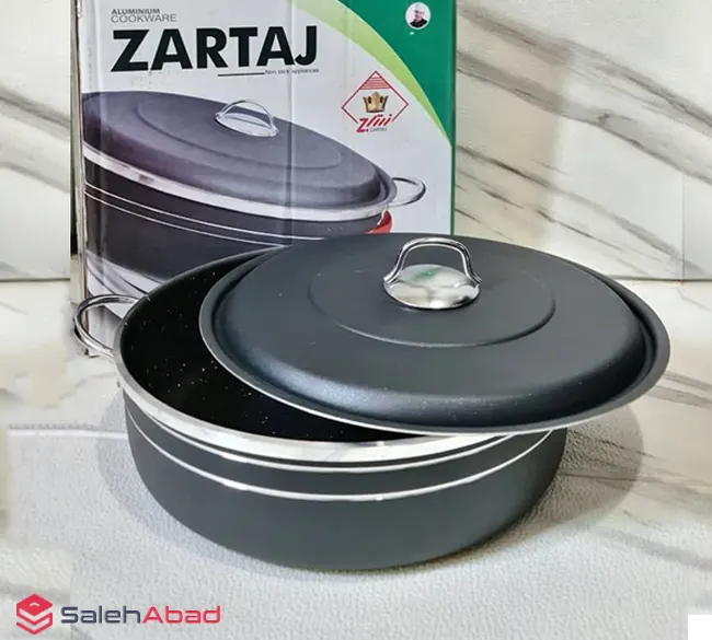فروش عمده ماهیتابه درب دار تکی زرتاج