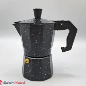 فروش عمده قهوه جوش 2 کاپ رنگی خالدار