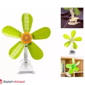 فروش عمده پنکه کوچک گیره دار 5 پره