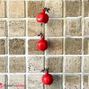 فروش عمده آویز دکوری انار سرامیکی