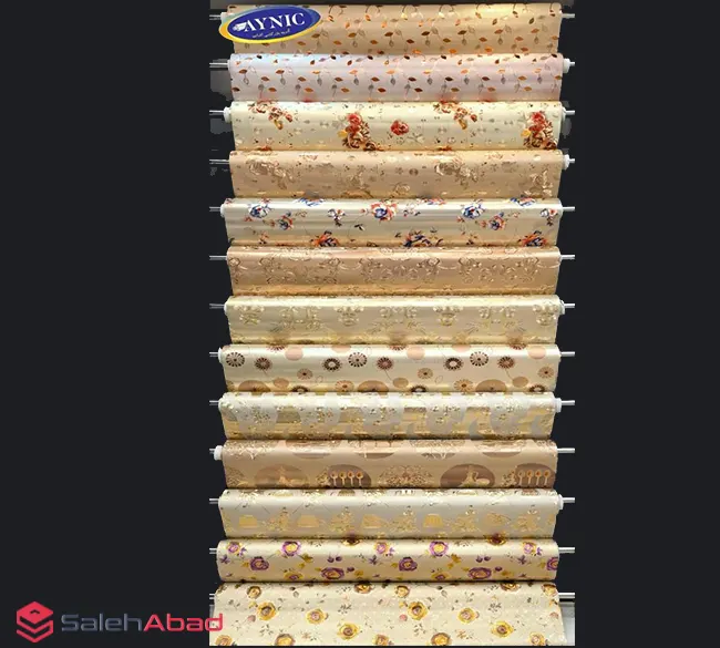 فروش عمده سفره پلاستیکی طرح دار طلائی