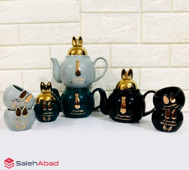 فروش عمده ست قوری و فنجان طرح خرگوش