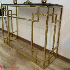 فروش عمده میز کنسول سنگی پایه استیل