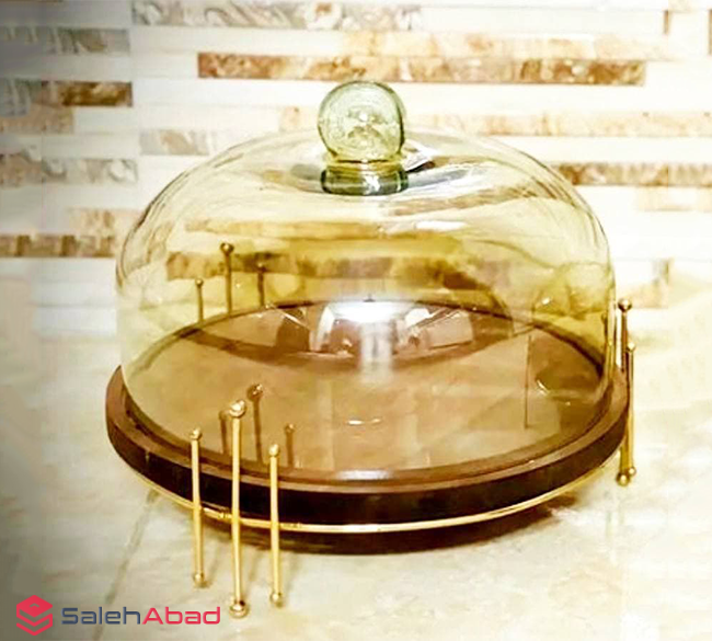 فروش عمده ظرف کاپ کیک کف چوبی استند دار