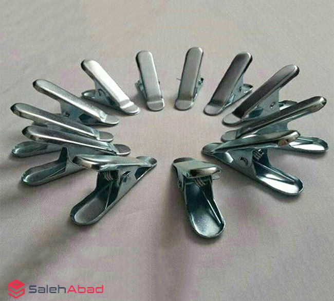 فروش عمده گیره لباس فلزی 12 عددی