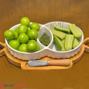 فروش عمده اردو خوری 3 خانه قلبی سینی دار