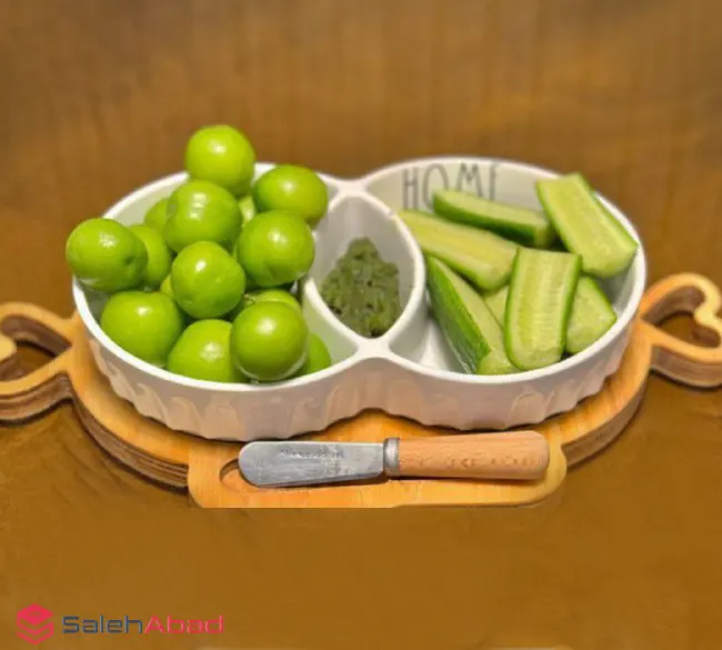 فروش عمده اردو خوری 3 خانه قلبی سینی دار