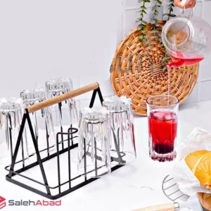 فروش عمده استند لیوان فلزی رومیزی