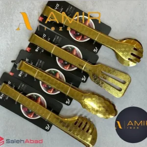 فروش عمده انبر آشپزخانه استیل طلایی شنگیا