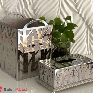 فروش عمده جا دستمال و سطل آشغال چوبی