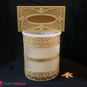 فروش عمده سطل و جا دستمال کاغذی گل رز