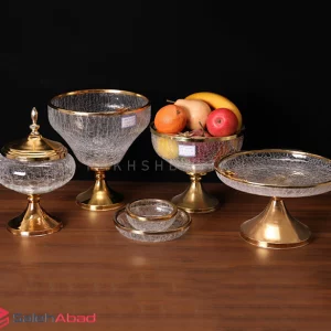 فروش عمده سرویس پذیرایی شیشه ترک 6 نفره