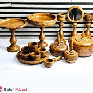 فروش عمده سرویس پذیرایی چوبی ماهلین