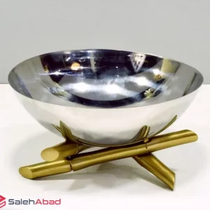 فروش عمده آجیل خوری استیل پایه طلایی