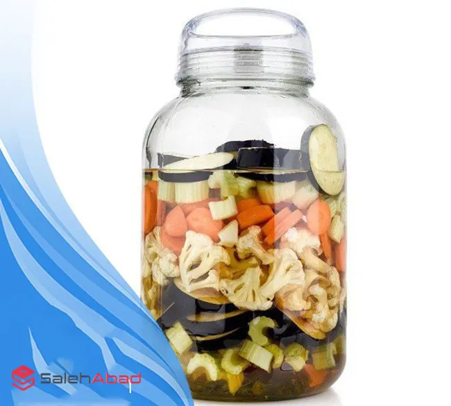 فروش عمده بانکه ترشی شیشه ای کارن