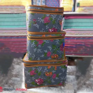 فروش عمده باکس لباس کرپ گلدار سه تکه