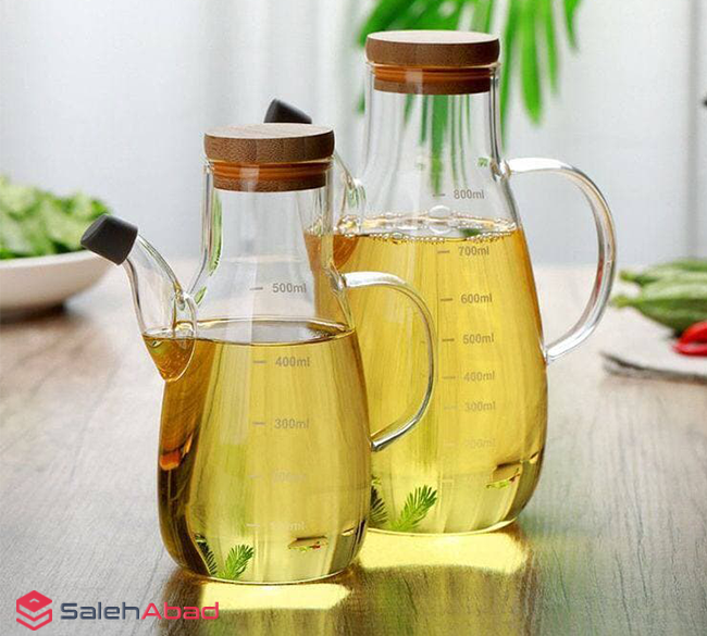 فروش عمده بطری روغن ریز درب بامبو
