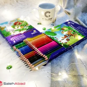 فروش عمده مداد رنگی 36 تایی سی کلاس