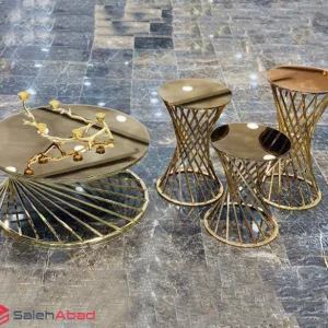 فروش عمده میز جلو مبلی و عسلی فلزی پیچ