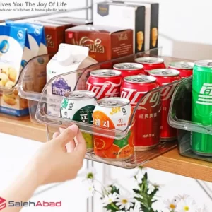 فروش عمده ظرف نظم دهنده یخچال کریستال