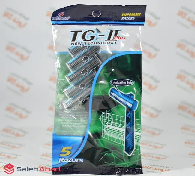 فروش عمده ژیلت صابون دار 5 عددی TG-II