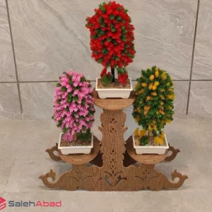 فروش عمده استند گلدان طرح ترازو 3 طبقه