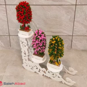 فروش عمده استند گلدان طرح سورتمه 3 طبقه