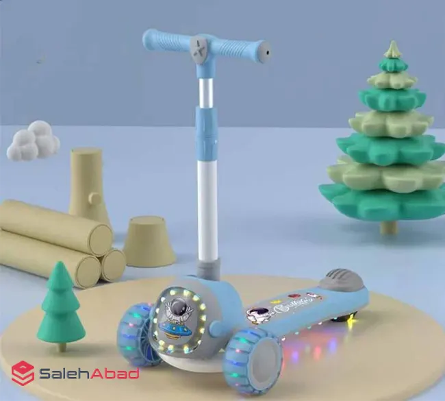فروش عمده اسکوتر کودک سه چرخ چراغ دار