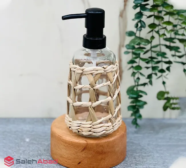 فروش عمده جامایع شیشه ای طرح حصیربافت