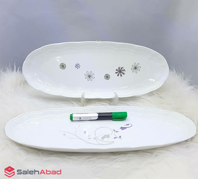 فروش عمده دیس ماهی خوری چینی طرح گلدار