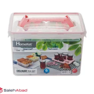 فروش عمده سرویس چای مسافرتی 6 نفره HOMEKET