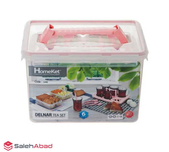 فروش عمده سرویس چای مسافرتی 6 نفره HOMEKET