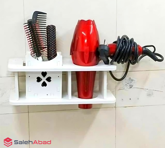 فروش عمده شلف دیواری جای سشوار و برس