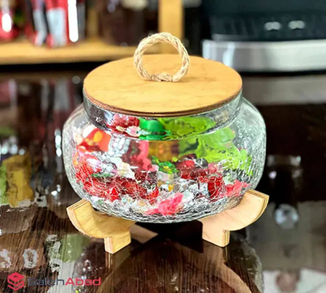 فروش عمده شکلات خوری آبگز پایه چوبی