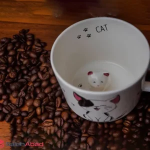 فروش عمده ماگ سرامیکی فانتزی طرح گربه