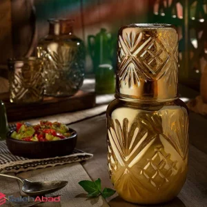 فروش عمده ست پارچ و لیوان بلور مدل شب
