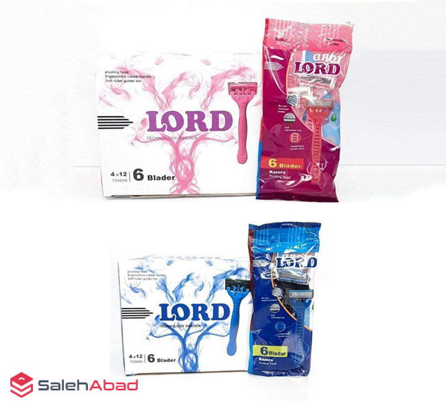 فروش عمده ژیلت 6 لبه لرد