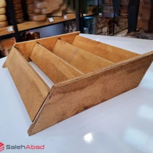 فروش عمده استند مک کارتی چوبی 3 طبقه