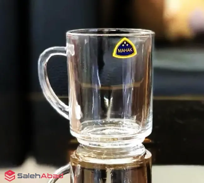 فروش عمده لیوان دسته دار بلور محک