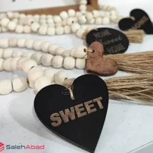 فروش عمده ریسه مهره چوبی منگوله دار