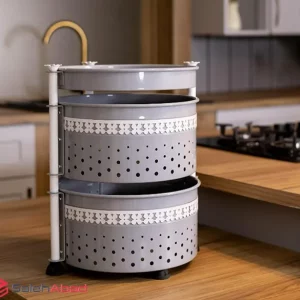 فروش عمده جا پیاز سیب زمینی فلزی مدل کم جا