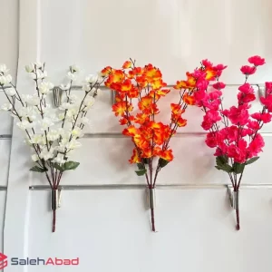 فروش عمده شاخه شکوفه سیب مصنوعی 7 تایی