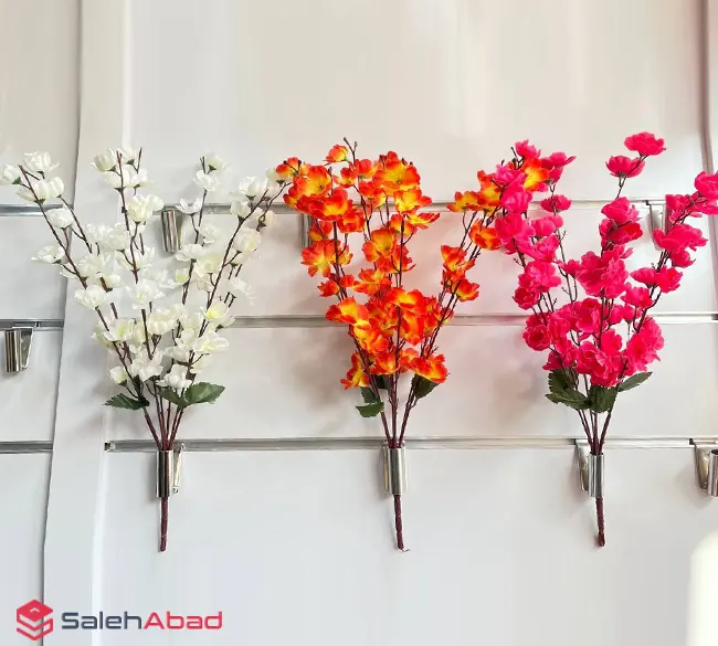 فروش عمده شاخه شکوفه سیب مصنوعی 7 تایی