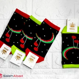 فروش عمده جوراب مچی زنانه طرح یلدایی