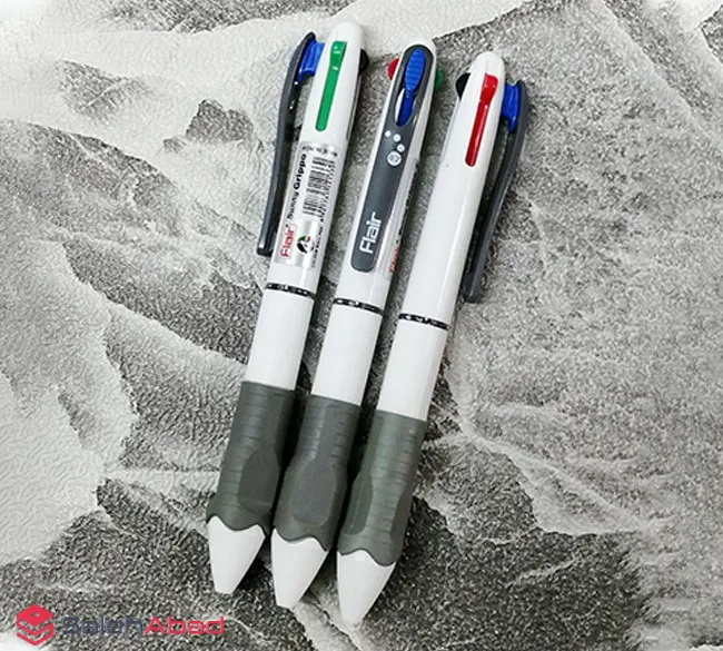 فروش عمده خودکار 4 رنگ فشاری فلایر