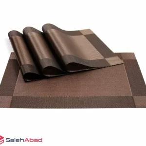 فروش عمده زیر بشقابی مستطیل پی وی سی